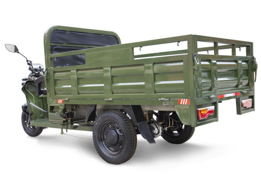 Грузовой электротрицикл Rutrike D4 NEXT PRO 1800 72V1500W, серый