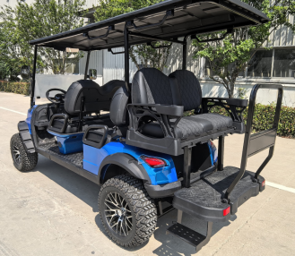 Гольфкар GreenCamel Сонора A42L (4+2, 4kW AC, R14 литые) LUX lifted, красный